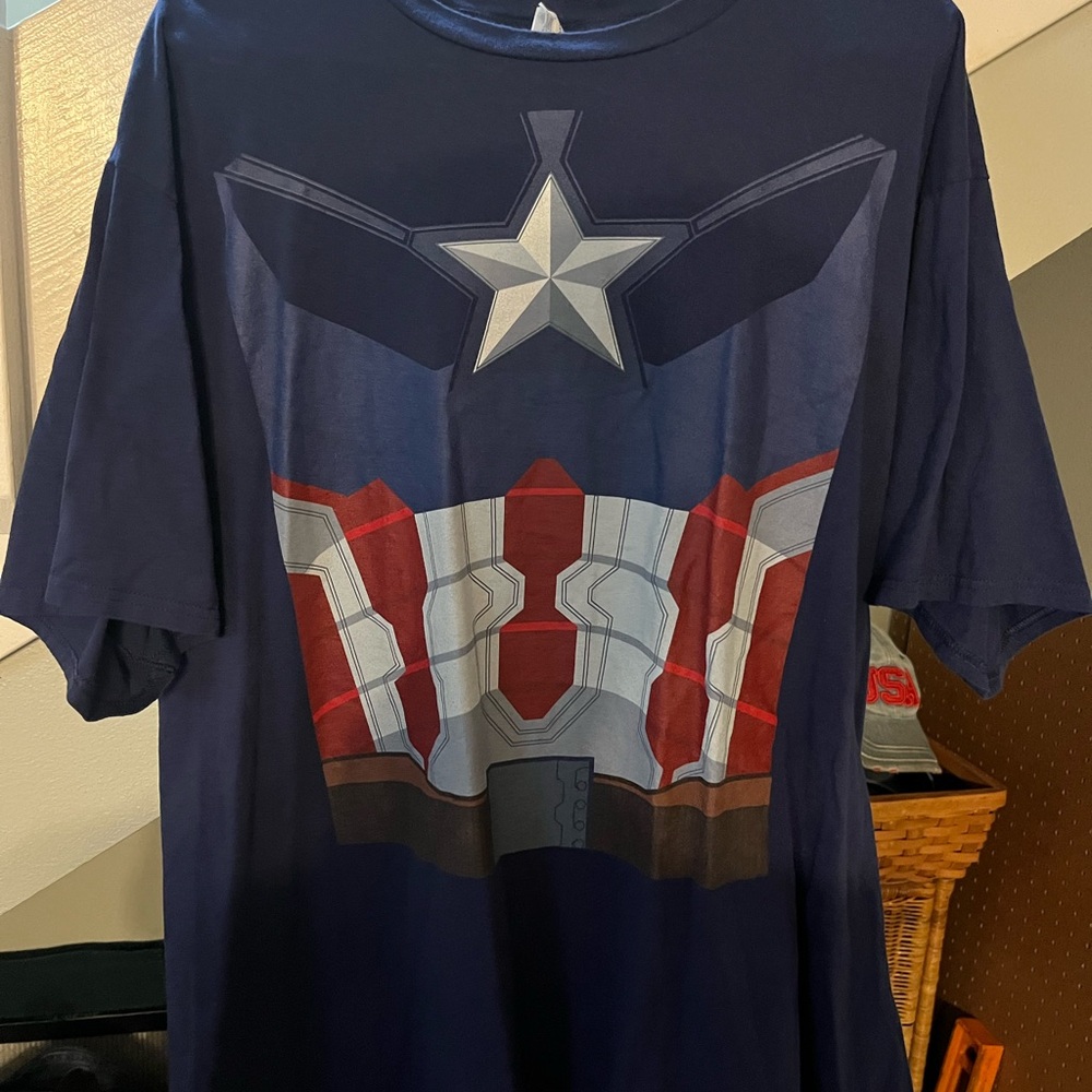 Marvel Navy Graphic Tee